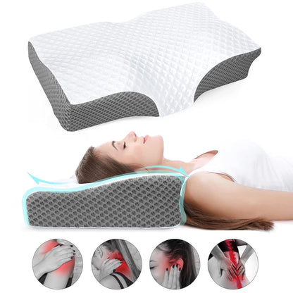 Ergonomic Cervical Memory Foam Pillow – Advanced Neck & Spine Support