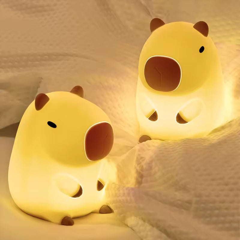 Cute Capybara Night Light Children's