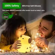 Cute Capybara Night Light Children's